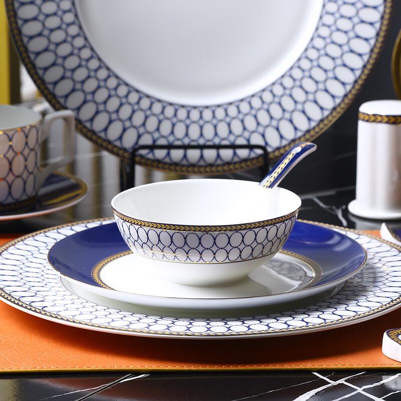 Ru Han Premium Glazed Ceramic Dinnerware Set