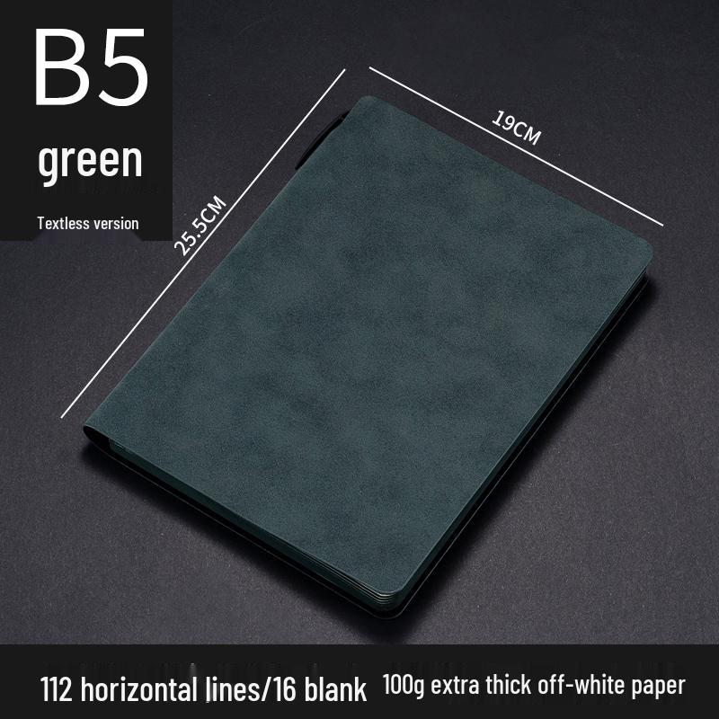 Customizable Sheepskin Notebook with Pen & Free Engraving - Company Logo 2025 Diary, A6/A5/B