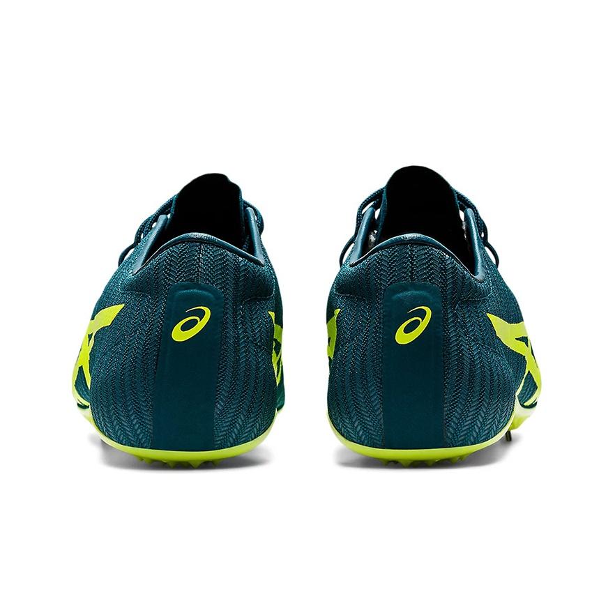 Asics Metasprint Professional Track Low-Top Laufschuhe Unisex Sneaker Blau Gelb 1093A118-300