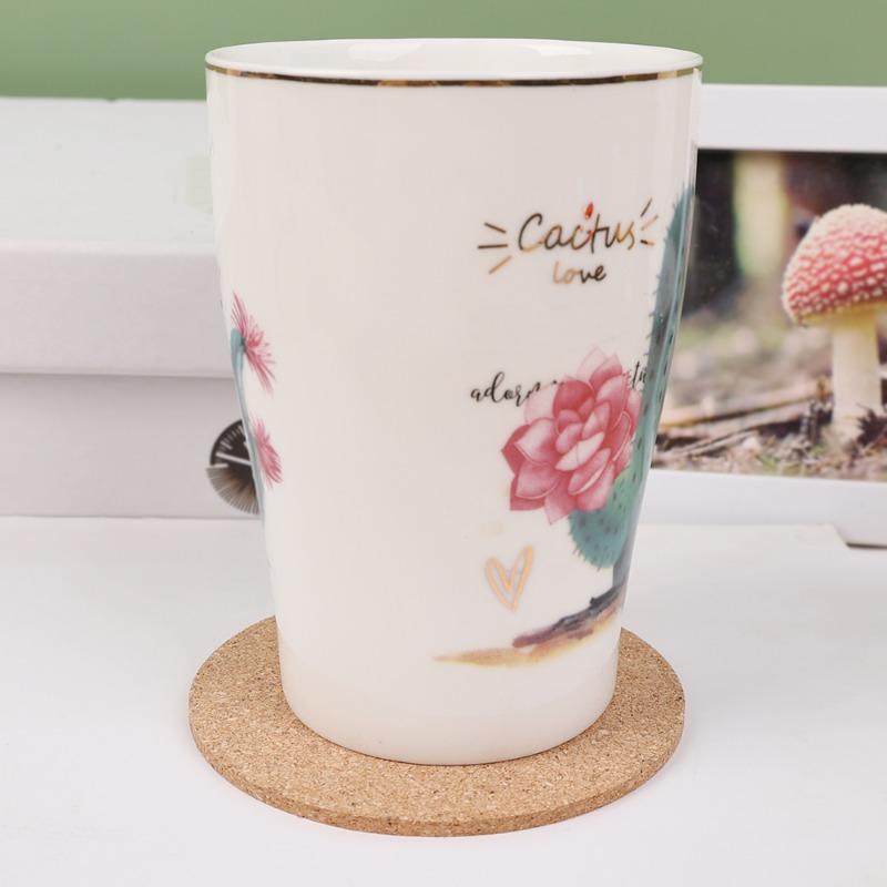 Cork Coaster Natural Round Square Wooden Cup Mat Tea Coffee Mug Drinks Holder Heat Insulation Pads Table Decoration Wholesale