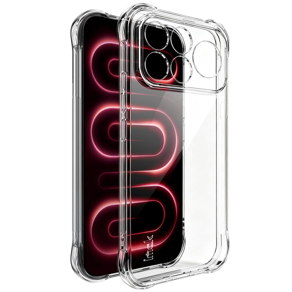 Magnetic Case For POCO F9 Ultra Pro 5G Camera Protection Raised Edge Transparent CA0003