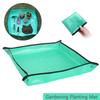 1pc Planting Mat PE Gardening Potting Mat DIY Foldable Waterproof Flower Plant Transplanting Mats For Gardening Tools, 19.69/25.