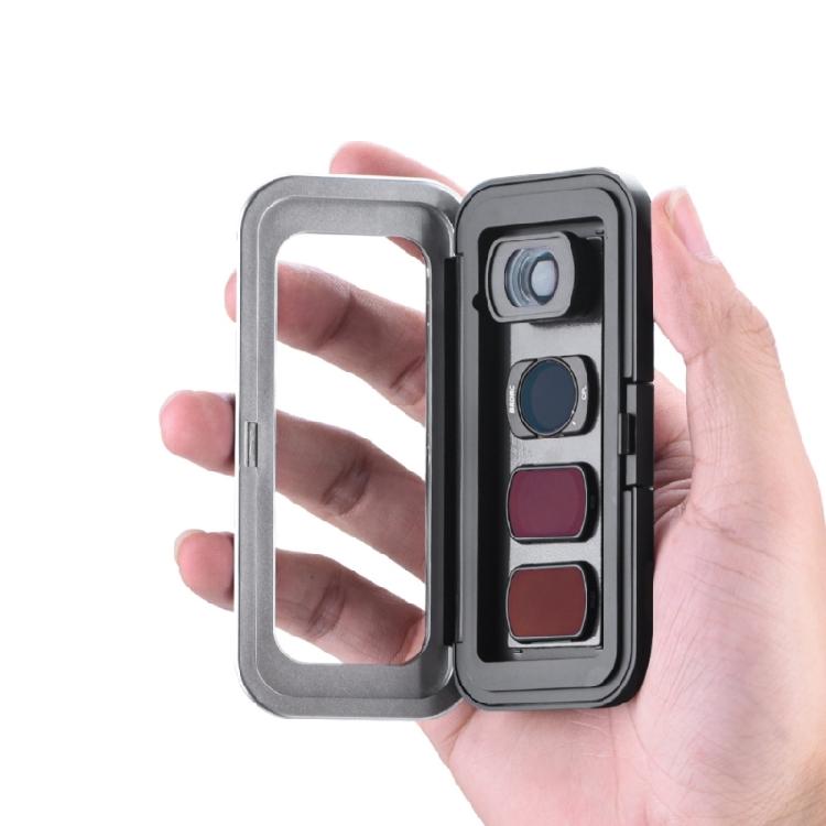 Multipurpose Camera Lens Filter Organizers Secure Magnetic Carrying Case for Pocket 3 Camera