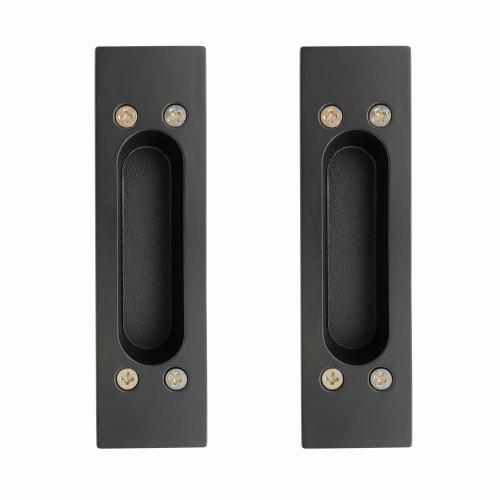 Smilange Zinc Alloy Shutter Handles for Cascade Garages, Set of 2, Black