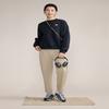 New Balance Logo Embroidered Crewneck Sweatshirt WT41511-BK