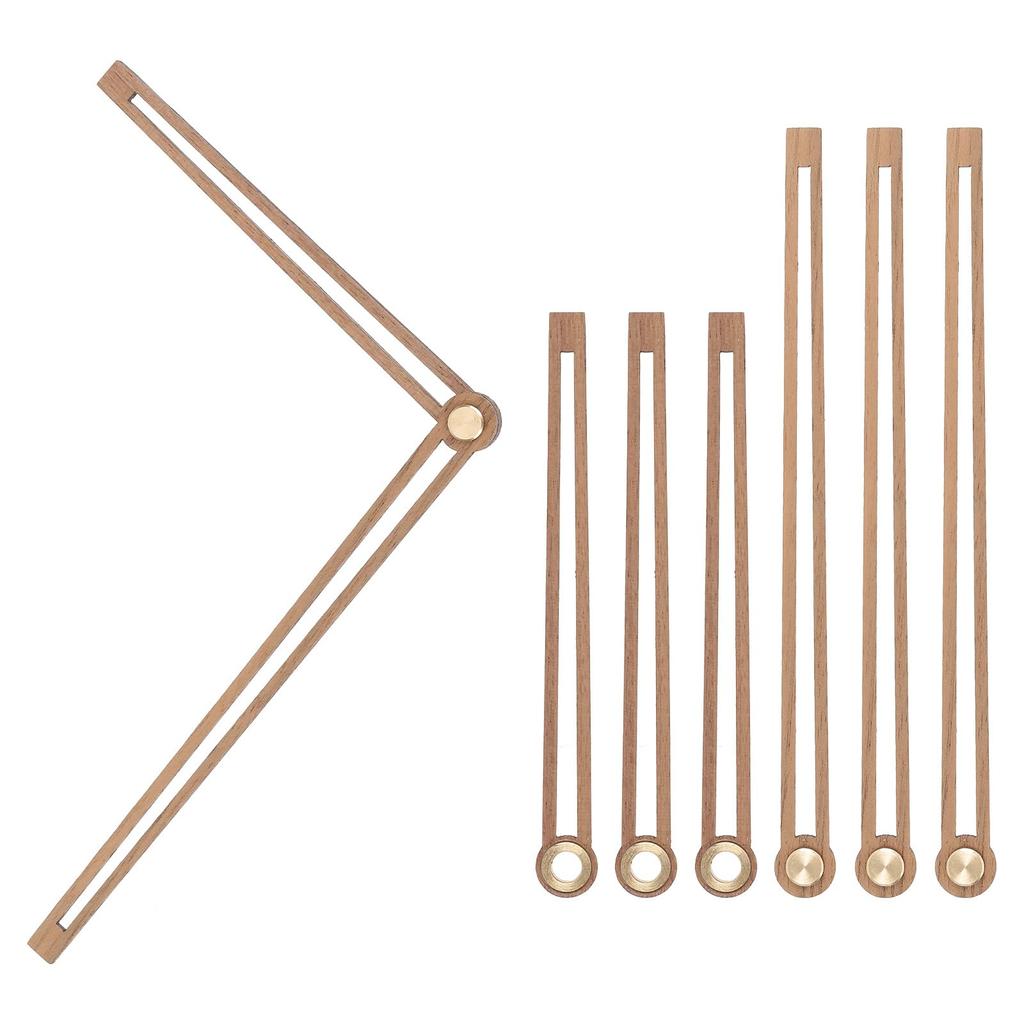 PATIKIL Replacement Clock Hands 4 Wooden Movement Hand Parts for Wall Home Art Decoration D2 Kit, Sets, 16-inch Clocks, Repair, DIY,