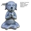 Dekorative Skulptur für Außenbereiche Tierfigur für Meditation Ornament, Harz Zen Statue, Stressabbau Sitzende Niedliche Gartengestaltung