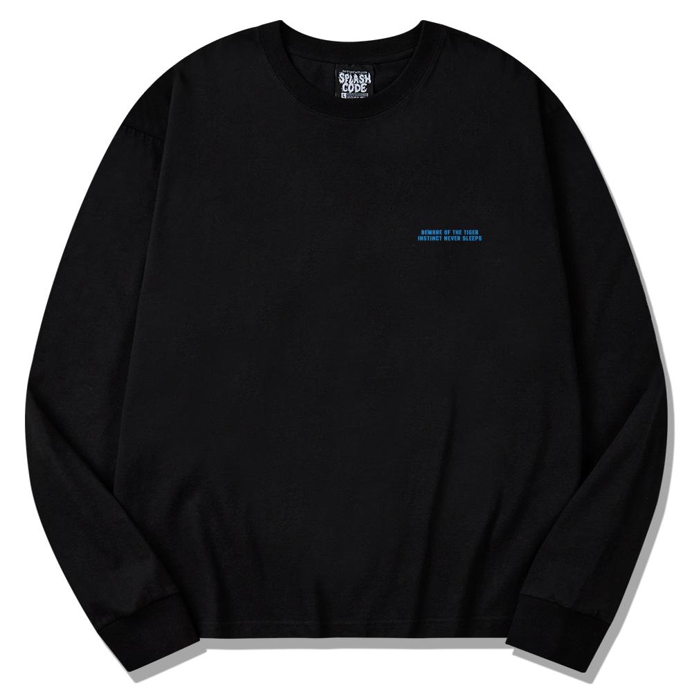 SPLASHCODE Long Sleeve Black - Tiger (Beware Of The Tiger)