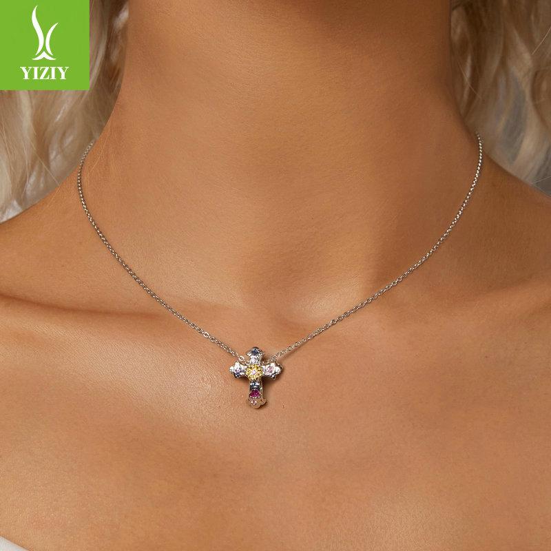 Vintage Cross Diy Bracelet Beaded, Popular Faith S925 Sterling Silver Beads Loose Beads