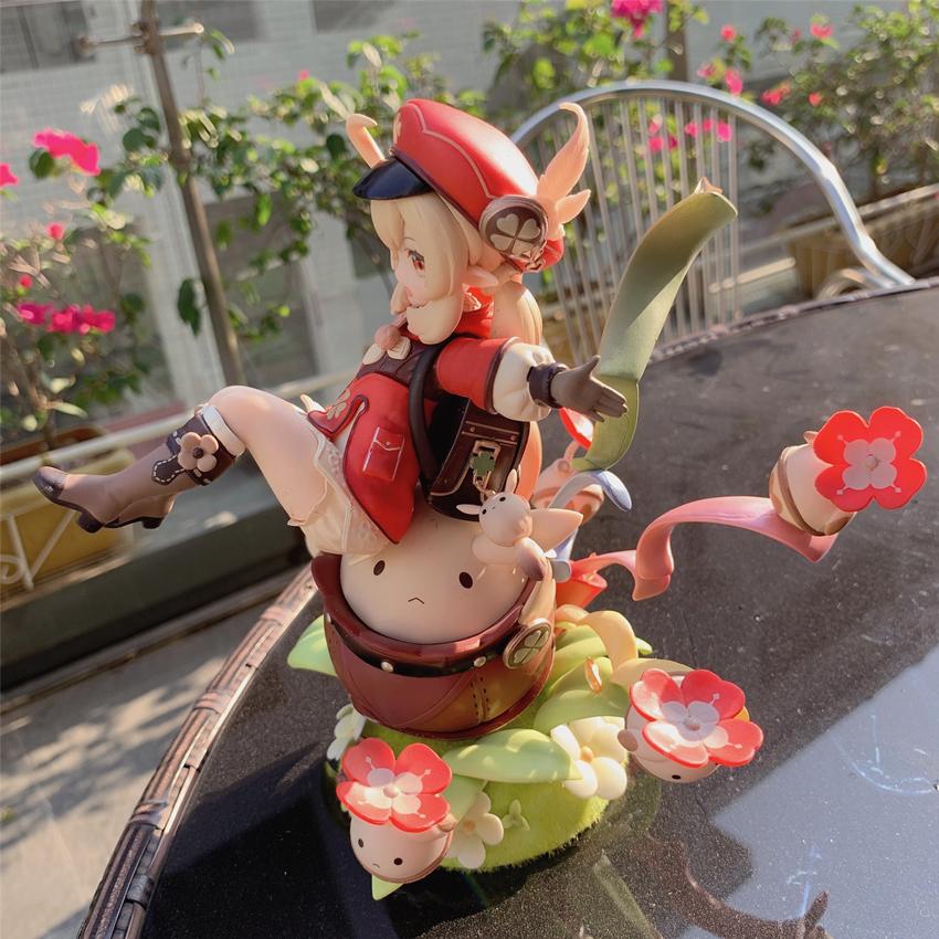 18CM Genshin Impact Klee Ver Mädchen Figur Mondstadt Prächtig und Funken PVC Action Modell Spielzeug Sammlung Puppen Geschenke