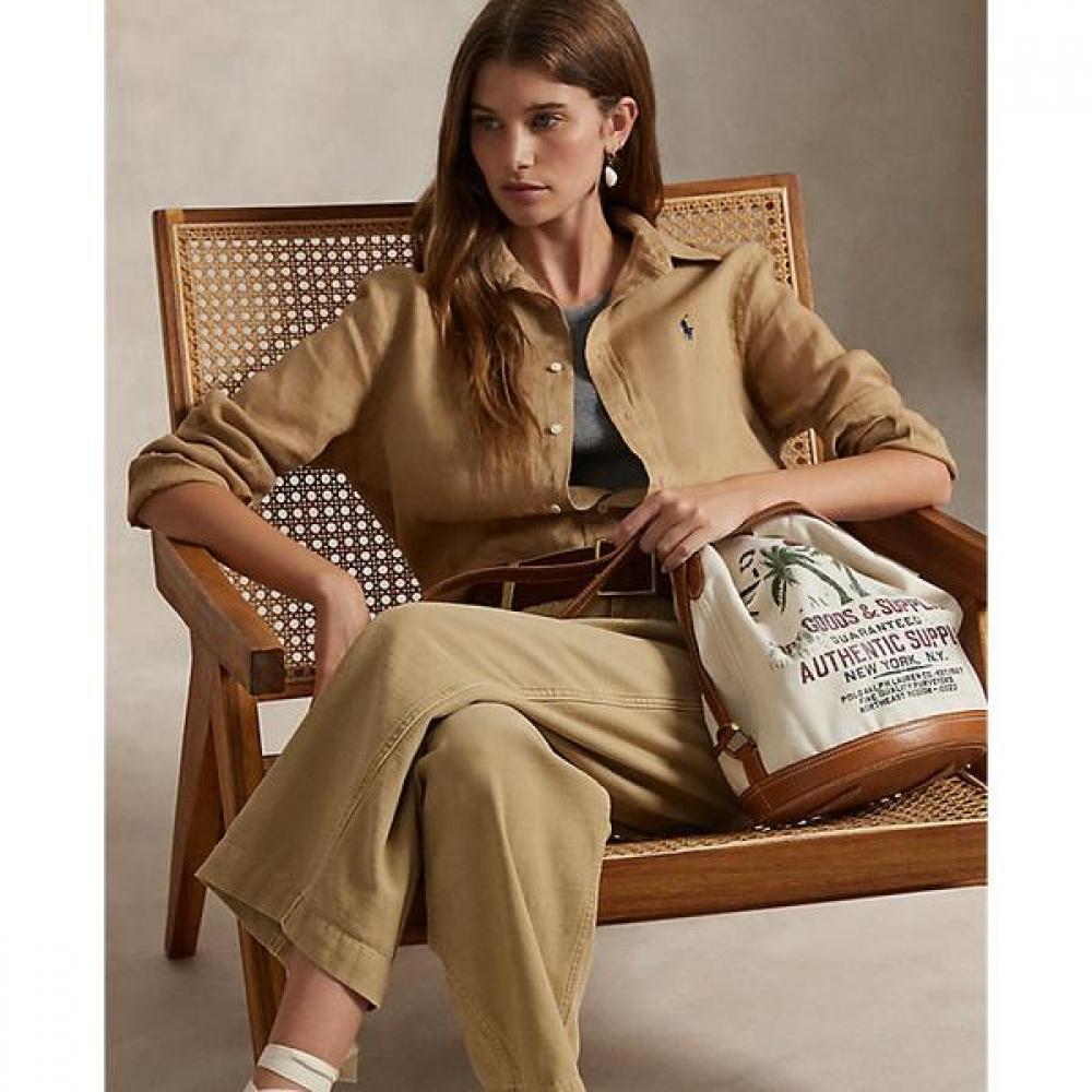Polo Ralph Lauren Women S claSSic Fit Linen Shirt  wmpoShtndo20742250 XS