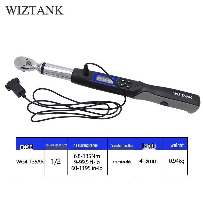 Chave de Torque Digital de Alta Precisão WIZTANK com Memória