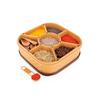 @ Plastic Rond 7 Vakjes Masala Kruidenbox Dabba Box 255Gr Zr-7085-60%Korting