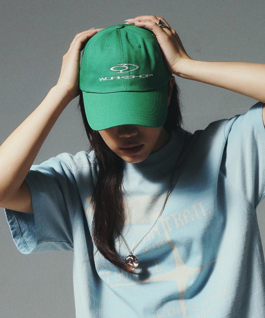 TRAVEL Workshop Original Logo Cap Green