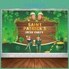 St.patrick's Day Backdrop Banner Decor 180*115cm/70*45in Photo Background Irish Festival