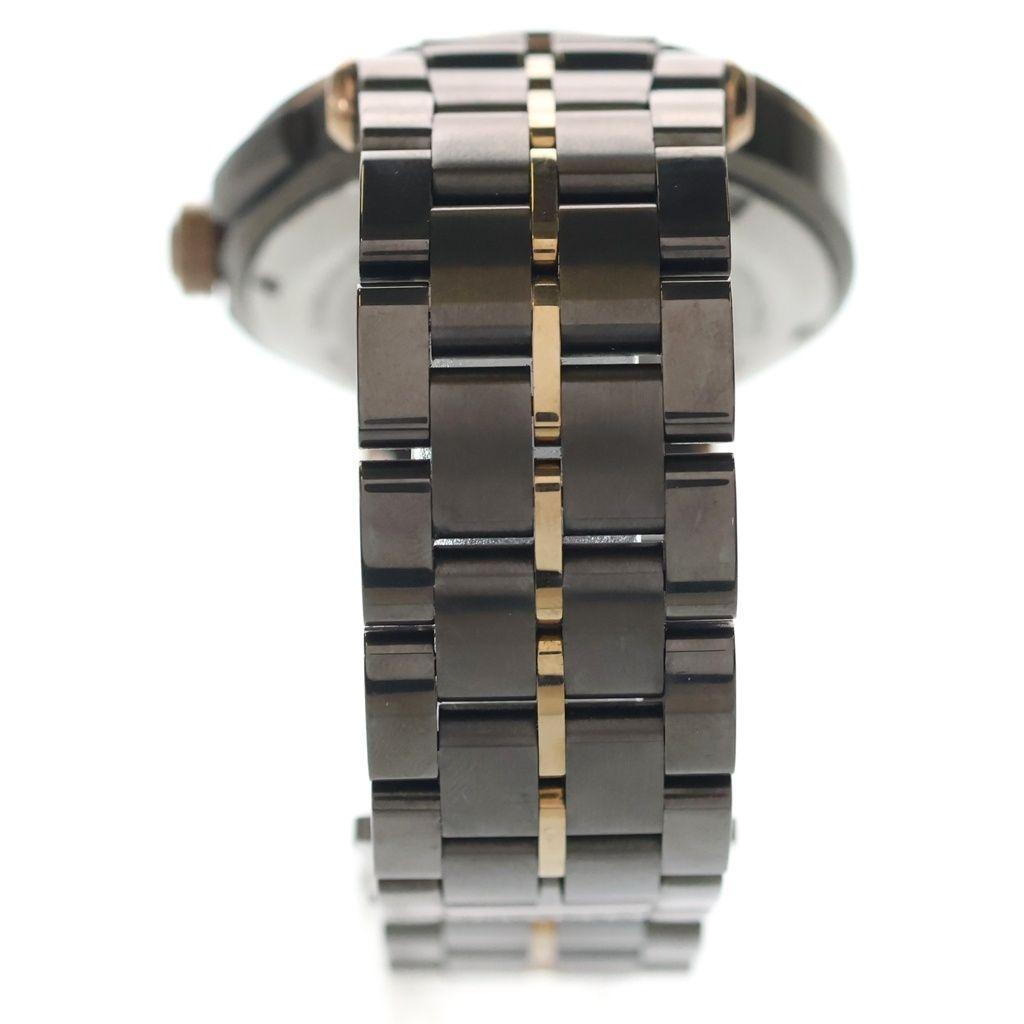 Used VERSACE AION Chrono Gent Quartz Black Dial 45mm Watch Black/Gold VE6CA0723