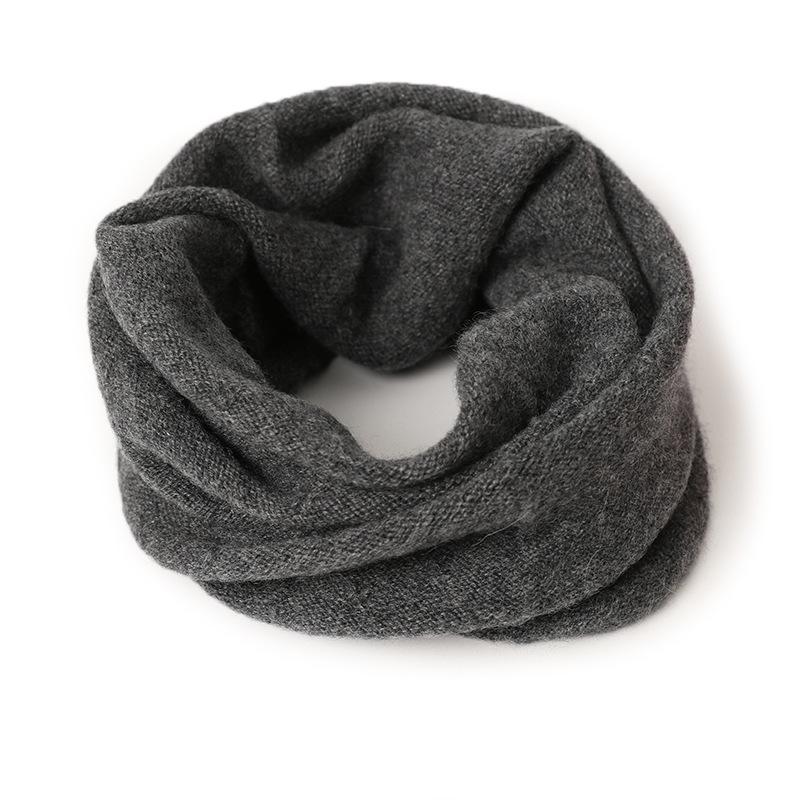 Autumn and winter women's new cashmere knitted thin scarf chicken feet pattern neck cover warm scarf parent-child small scarf