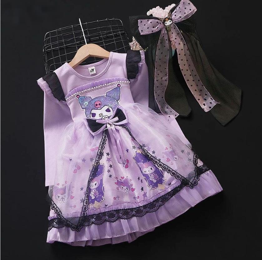 Kuromi Princess Lolita Winter Dress
