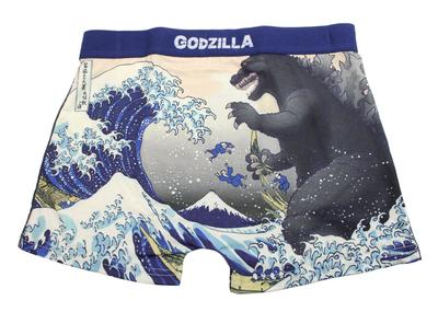 GODZILLA Cuecas Boxer Vistas de Ilustração de Monstro Gigante M Masculino Trinta e Seis Mt.