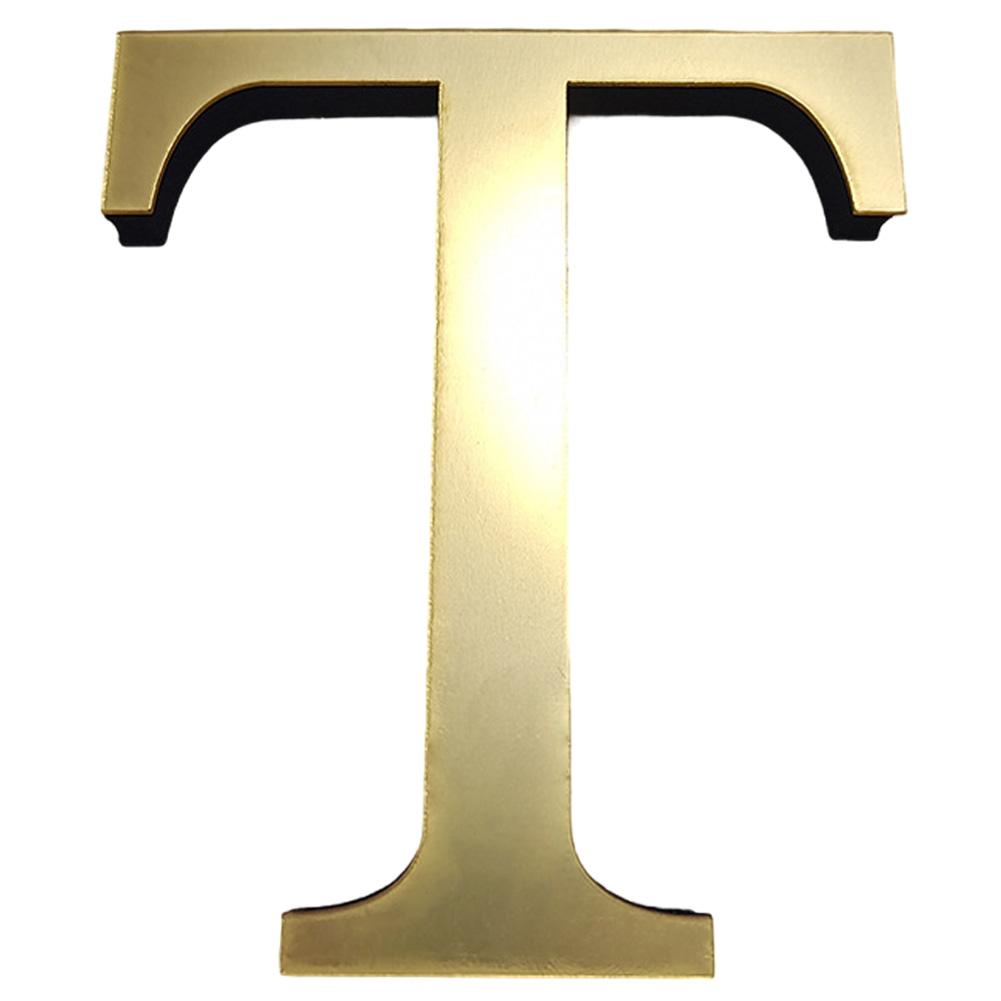 Stikere de Perete Acrilice 3D cu Litere Engleze de 20cm, Litere Decorative, Decorațiuni de Perete, Ornamente de Perete cu Alfabetul Auriu pentru Artă Murală