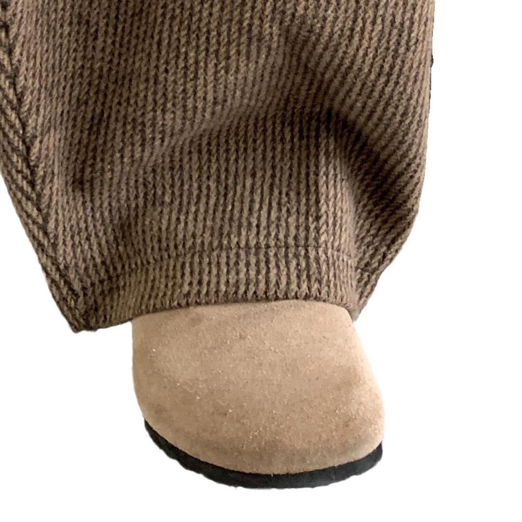 Retro Unisex Corduroy Wide-Leg Pants - Autumn/Winter Y2K Style
