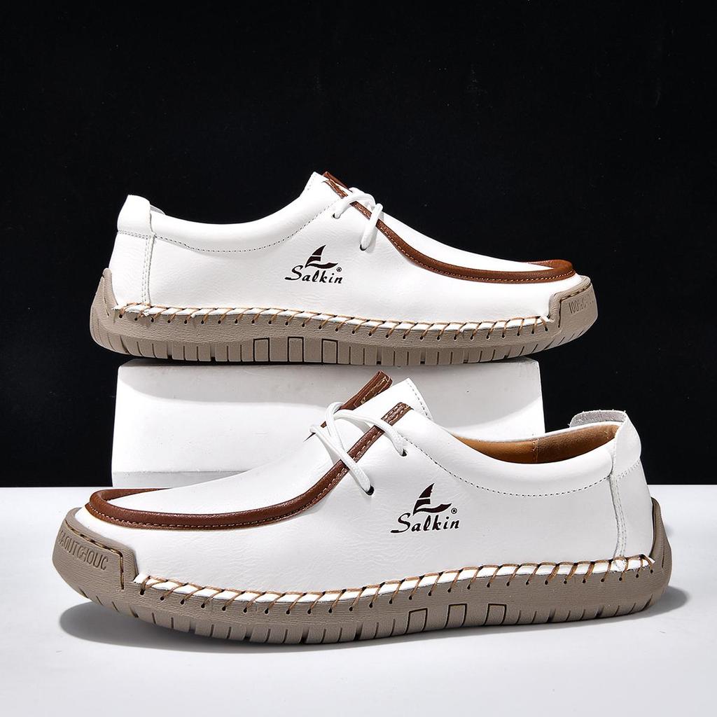 Unisex Schuhe Handgefertigte Lässige Lederschuhe Herren Komfort Fahrschuhe Weiche Leder Slipper Herrenschuhe Mokassins Damenschuhe