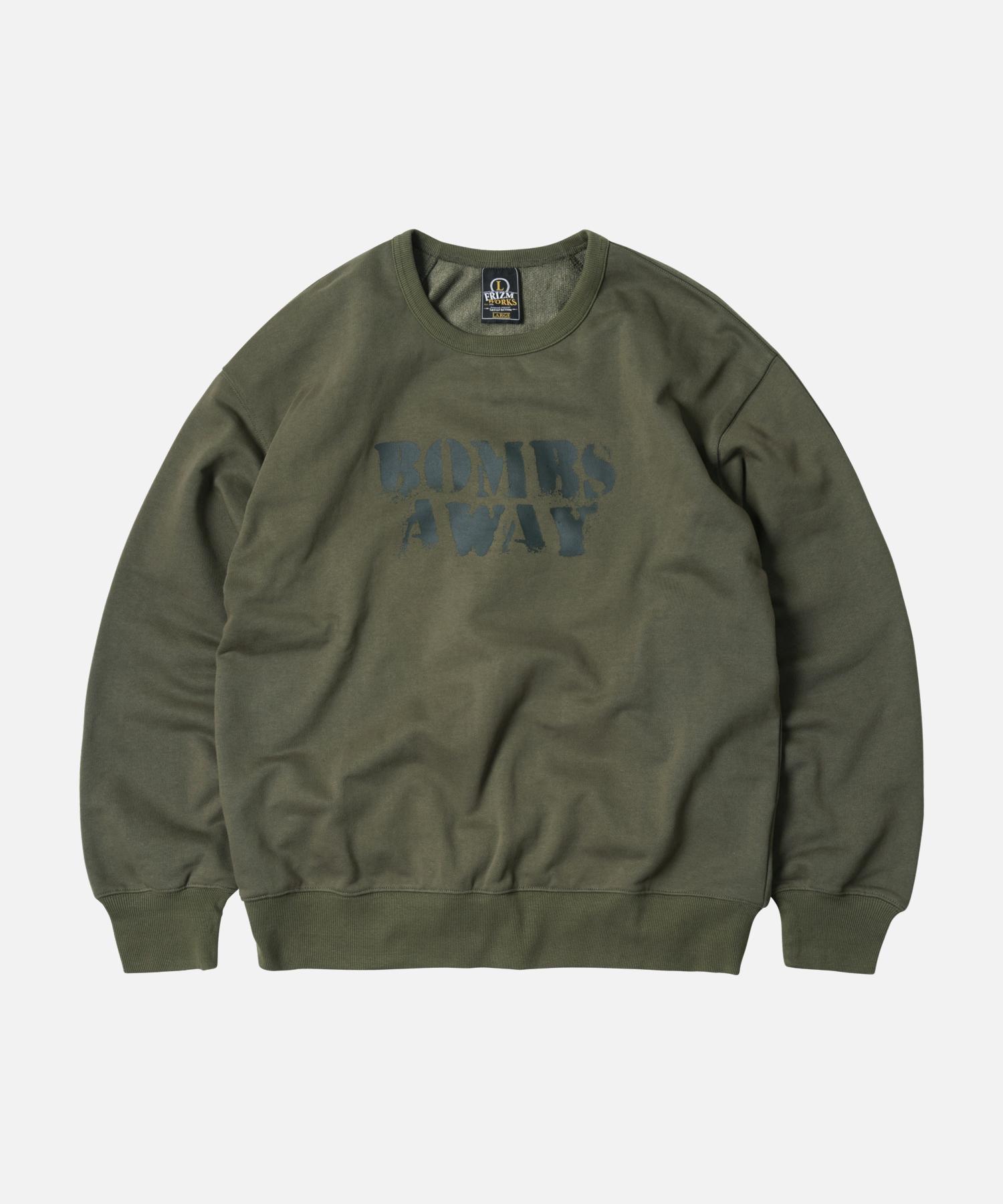 Свитшот Prism Works Bombs Away _ Оливковый Olive/Xl
