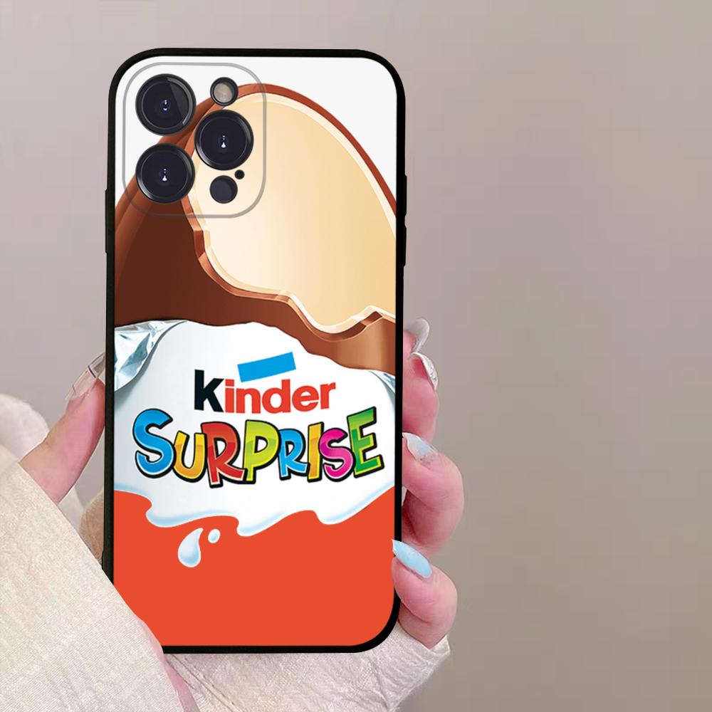 Чехол-брелок KINDER JOY с сюрпризом для телефона iPhone 15 8 7 6 6S Plus X SE 2020 XR XS 14 11 12 13 Mini Pro Max iPhone 11