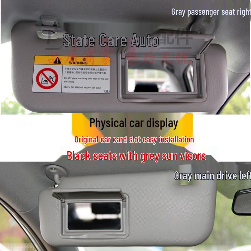 Sunshade with Vanity Mirror for 2014-2019 Corolla, UV Blocker, New