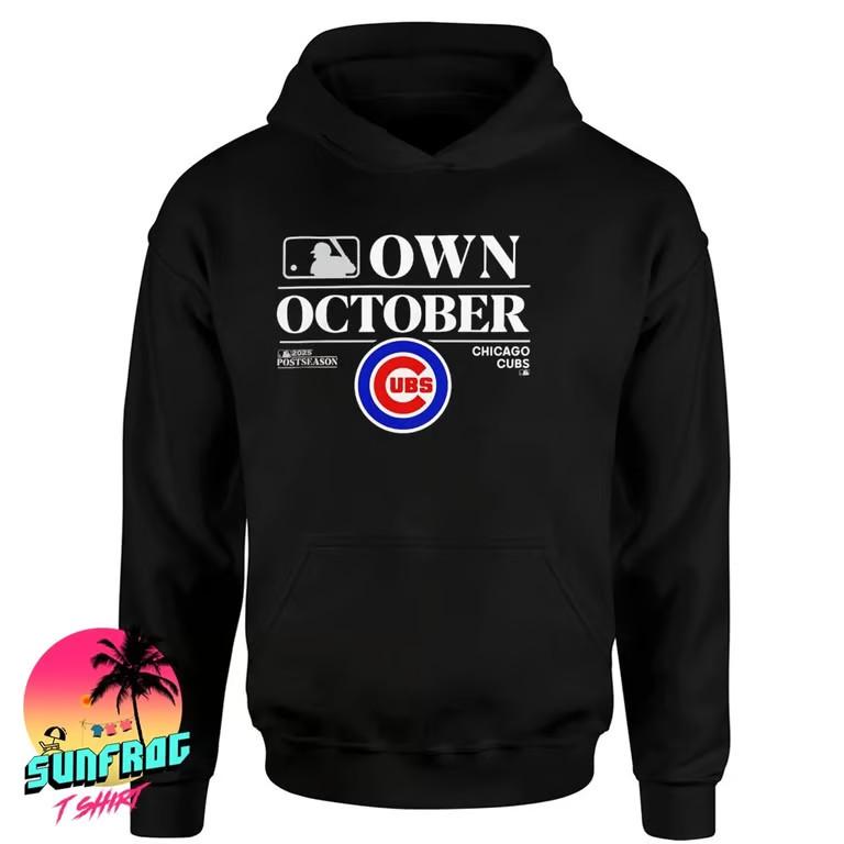 2025 Mlb Постсезон Own October Cubs футболка Унисекс Футболка XXXXL