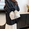 Korean Style Nylon Shoulder Bag Purse Small Crossbody Bag Cute Drawstring Bucket Bag  Girls