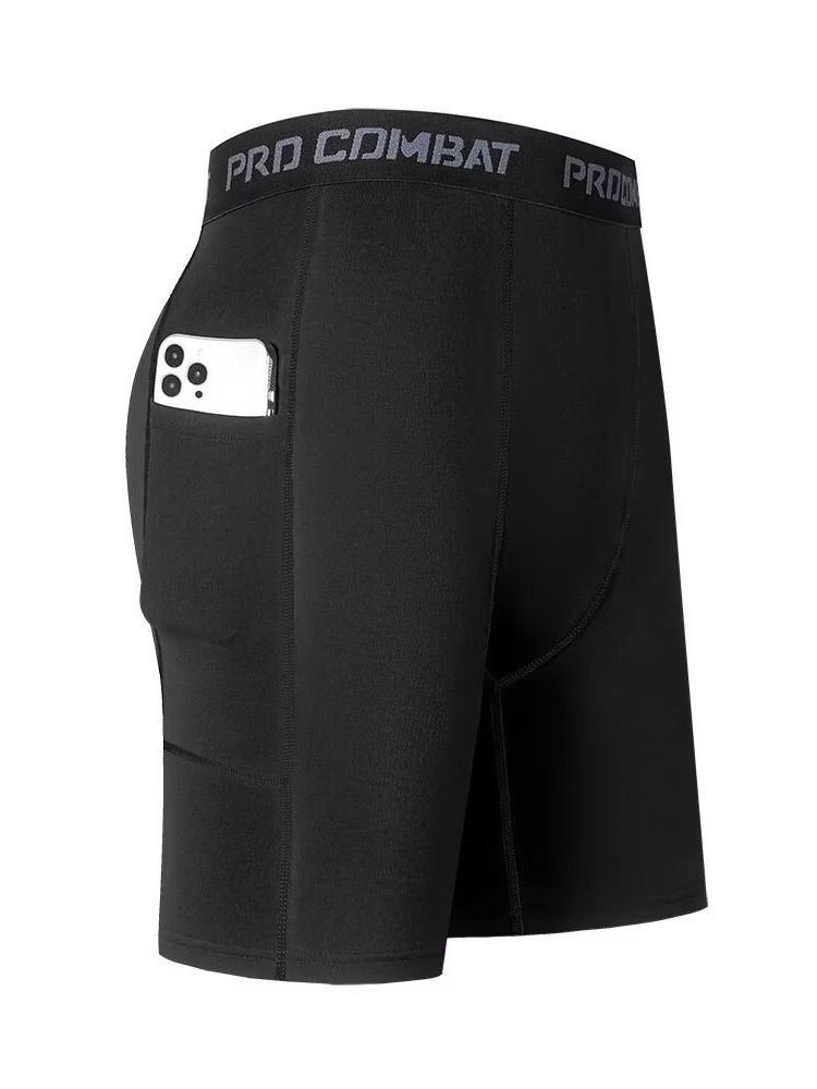 Men's High Elastic Quick Dry Compression Basketball Shorts