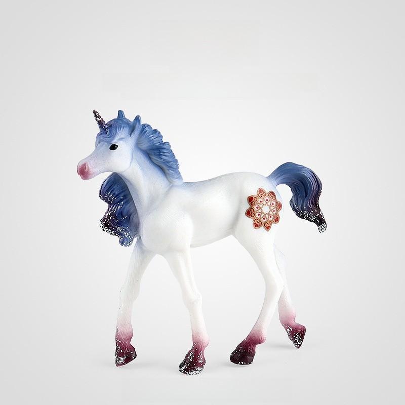 Einhorn-Modell Miniaturspielzeug für Kinder Kreatives Spielen und Pädagogische Therapie
