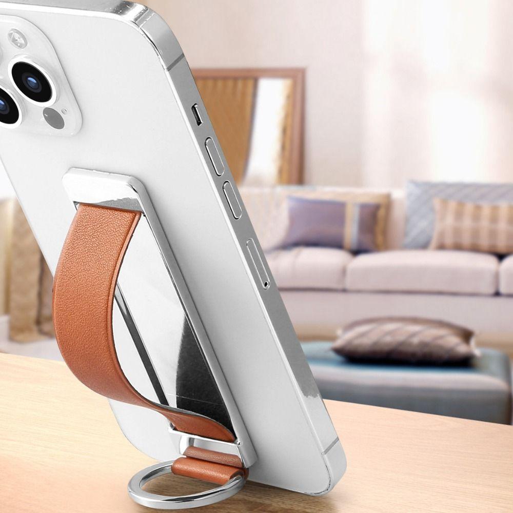 Metal Metal Strap Band Finger Holder Wrist Band Telescopic Phone Finger Strap Universal