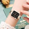 Small Square Watch Women'S Watch Fashion Light Luxury Watch Niche Trend Diamond