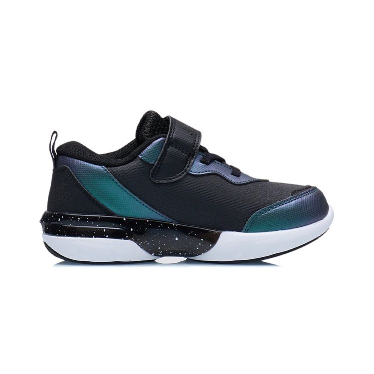LiNing Haoyue Reflective Comfortable Casual Running Shoes Kids Sneakers Black YKNR086-11