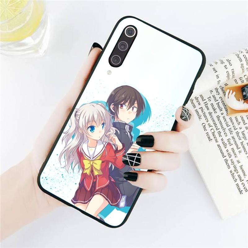 Cute GIrl Charlotte Phone Case For Xiaomi Redmi Note 11 10 9T 8 7 Pro Redmi 10 9 9A 9C 8 7 6 Soft Black Phone Cover