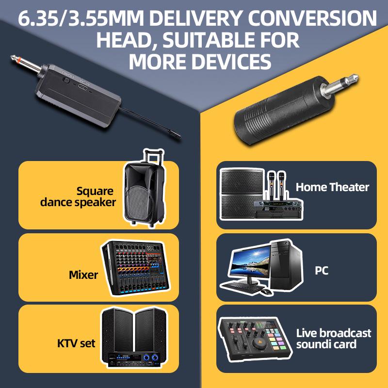 108 Wireless Handheld Microphone Set for Family Singing, Outdoor Broadcasts, and Conferences
