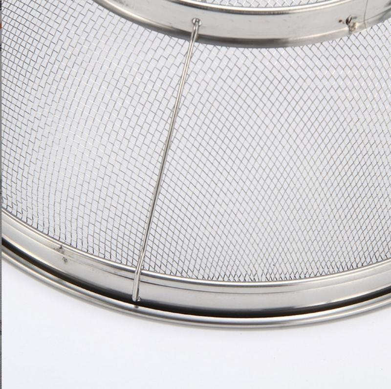 Professional Kitchen Sieves With Extra Fine Mesh Rice Strainer Stainless Steel Colander For Straining Grains Fruit