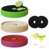 Ensemble Facile à Nettoyer pour Bordure de Verre à Margarita 3 Niveaux Rimmer pour Verre à Cocktail Plateau pour Bordure de Verre Fabrication de Cocktails