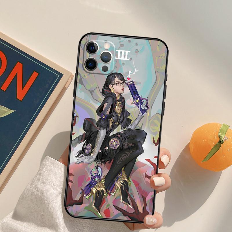 iPhone15ProMax Mobile Phone Case, Hunting Angel and Witch Mobile Phone Case, Painted Anti-drop for Anti-drop.