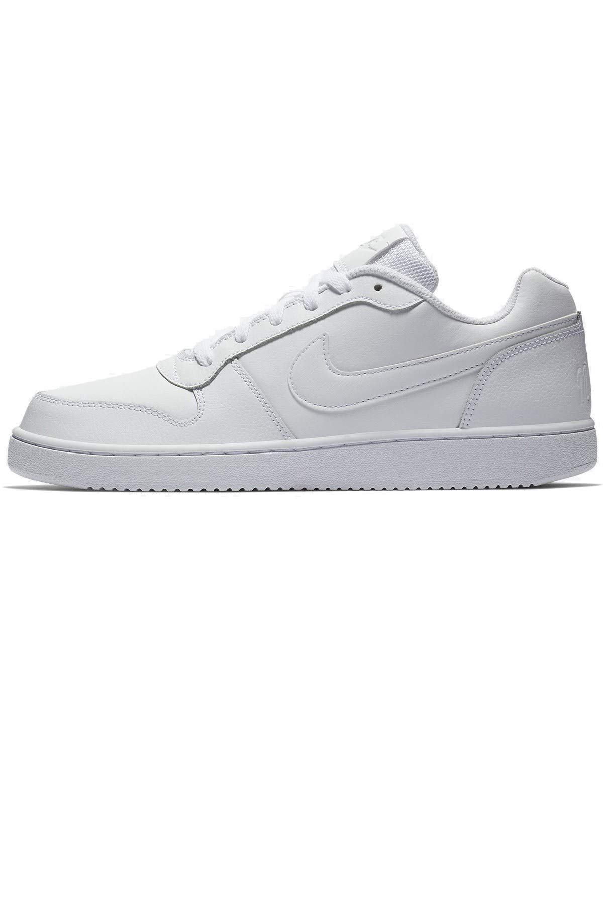 Nike Ebernon Basketball Size Men s Low-Top Shoes, White/White, 10.5