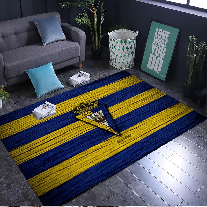 1PC rug Cadiz Cf Badge Design Carpet, Chair Rug,Area Rug for Office Bedroom living rooms bedroom, Doormat decor Christmas fan gifts