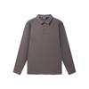 Men's Shirt Polo Shirt Men's Dark Coffee Purple