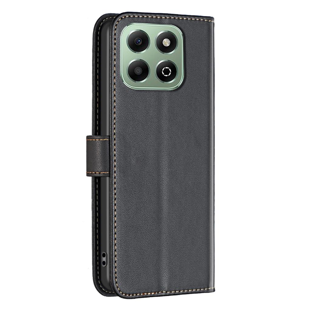 BINFEN COLOR BF17 For Honor X6b 4G Leather Case Wallet Flip Phone Cover