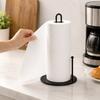 Black Round Towel Holder for Kitchen Countertop