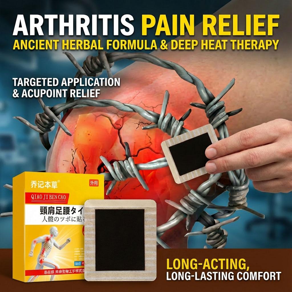 Натуральный самонагревающийся обезболивающий пластырь для скованных суставов, согревающая терапия при артрите и мышечной болезненности.