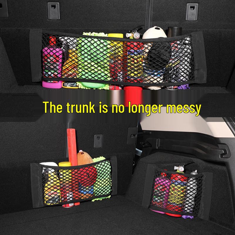 Car Velcro Trunk Storage Net Pocket