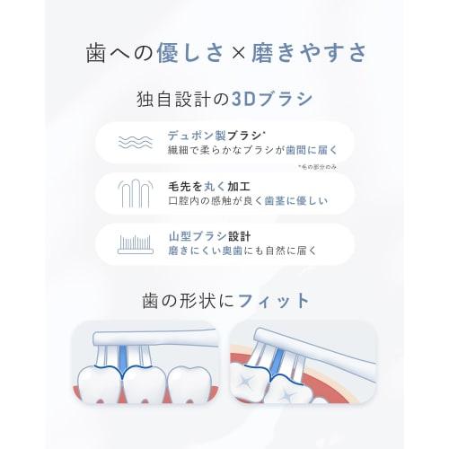 Fiswhite Electric Toothbrush Replacement Brush Refills (Set of 3)