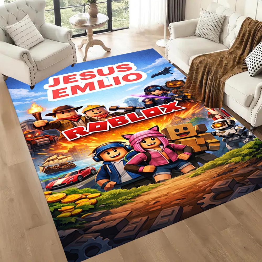 Roblox 405 Carpet Suitable for Kitchen Decorate Room Game Room Foyer Anti-slip Rug Office Home Decor Spiritual Gift